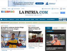 Tablet Screenshot of lapatria.com